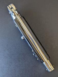 NOS SKM 23CM-9 INCH BAYONET BUFFALO HORN STILETTO NOS SKM 23CM-9 INCH BAYONET BUFFALO HORN STILETTO