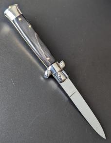 NOS GIOVANNI BELTRAME BUFFALO HORN 20cm=8" FLAT BLADE STILETTO 