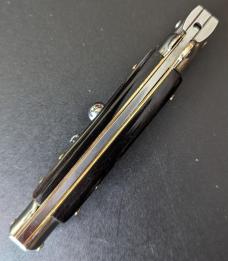 NOS GIOVANNI BELTRAME BUFFALO HORN 20cm=8" FLAT BLADE STILETTO 