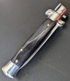 NOS GIOVANNI BELTRAME BUFFALO HORN 20cm=8" FLAT BLADE STILETTO 