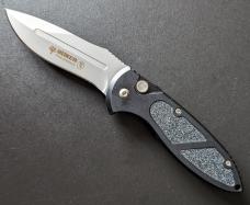 Boker SpeedLock T4 Tactical Automatic with 3-3/8" Stainless Plain Edge, Button Plunge Lock