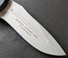 Boker SpeedLock T4 Tactical Automatic with 3-3/8" Stainless Plain Edge, Button Plunge Lock