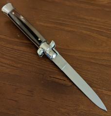 NOS GIOVANNI BELTRAME 23CM-9 INCH FLAT BLADE BRAZILIAN HONEY HORN STILETTO NOS GIOVANNI BELTRAME 23CM-9 INCH FLAT BLADE BRAZILIAN HONEY HORN STILETTO