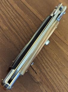 NOS GIOVANNI BELTRAME 23CM-9 INCH FLAT BLADE BRAZILIAN HONEY HORN STILETTO NOS GIOVANNI BELTRAME 23CM-9 INCH FLAT BLADE BRAZILIAN HONEY HORN STILETTO