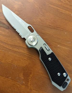 CRKT 4514 HAWK D.O.G. Automatic Conversion Knife (3.5" Bead Blast Serr)
