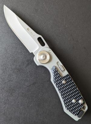 CRKT 4504 HAWK D.O.G. Automatic Conversion Knife (3.5" Bead Blast Serr)