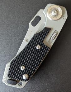 CRKT 4504 HAWK D.O.G. Automatic Conversion Knife (3.5" Bead Blast Serr)