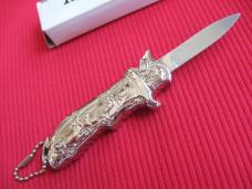 Older OTF Mini Keychain Front Opener Switchblade Knife