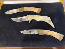 Parker Cut. Co. "Gunfighters Series III -- The Daltons" Limited Edition Matched Lockback 3-Knife Set