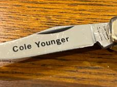 Parker Cut. Co. "The Gunfighters IV -- The Youngers" Limited Ed Matched 3-Knife Set Japan SN#454 Parker Cut. Co. "The Gunfighters IV -- The Youngers" Limited Ed Matched 3-Knife Set Japan SN#454