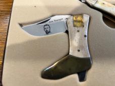 Parker Cut. Co. "The Gunfighters IV -- The Youngers" Limited Ed Matched 3-Knife Set Japan SN#454 Parker Cut. Co. "The Gunfighters IV -- The Youngers" Limited Ed Matched 3-Knife Set Japan SN#454