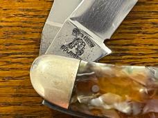 Fight'n Rooster Frank Buster 3-Blade Whittler Knife w/Celluloid Scales Germany 