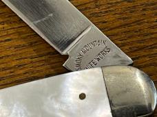 Smoky Mountain Knife Works Single-Blade Toothpick Knife w/MOP Scales Germany Smoky Mountain Knife Works Single-Blade Toothpick Knife w/MOP Scales Germany