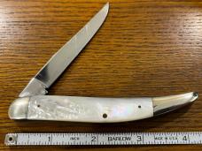 Smoky Mountain Knife Works Single-Blade Toothpick Knife w/MOP Scales Germany Smoky Mountain Knife Works Single-Blade Toothpick Knife w/MOP Scales Germany
