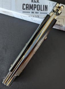 NIB 11"- 28 cm A.G.A. Campolin Brazilian Horn Maltese lockback a super beautiful quality stiletto NIB 11"- 28 cm A.G.A. Campolin Brazilian Horn Maltese lockback a super beautiful quality stiletto
