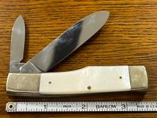 Fight'n Rooster Ltd Ed 1981 International Cutlery Club Gunstock Knife w/MOP Scales SN#373 Germany Fight'n Rooster Ltd Ed 1981 International Cutlery Club Gunstock Knife w/MOP Scales SN#373 Germany