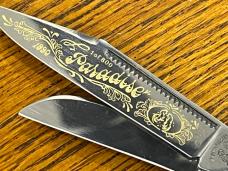 Fight'n Rooster Frank Buster Ltd Ed 1990 "Paradise" Stockman Knife w/Celluloid Scales SN#252 Germany Fight'n Rooster Frank Buster Ltd Ed 1990 "Paradise" Stockman Knife w/Celluloid Scales SN#252 Germany