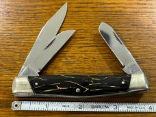 Fight'n Rooster Frank Buster Ltd Ed 1990 "Paradise" Stockman Knife w/Celluloid Scales SN#252 Germany Fight'n Rooster Frank Buster Ltd Ed 1990 "Paradise" Stockman Knife w/Celluloid Scales SN#252 Germany