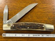 Fight'n Rooster Frank Buster 2-Blade Congress Knife w/Stag Scales Germany Fight'n Rooster Frank Buster 2-Blade Congress Knife w/Stag Scales Germany
