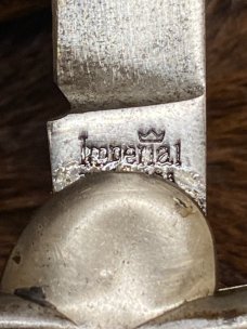 Imperial, Prov., USA., Candy Stripe Switchblade Knife, Automatic, 4 3/8" Imperial, Prov., USA., Candy Stripe Switchblade Knife, Automatic, 4 3/8"