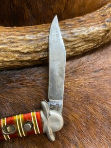Imperial, Prov., USA., Candy Stripe Switchblade Knife, Automatic, 4 3/8" Imperial, Prov., USA., Candy Stripe Switchblade Knife, Automatic, 4 3/8"