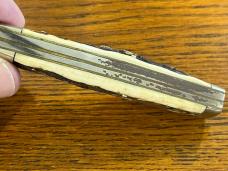 Fight'n Rooster Frank Buster Ltd Ed 1979 Palmetto Cutlery Club 2-Blade Gunstock Knife w/Stag Scales Fight'n Rooster Frank Buster Ltd Ed 1979 Palmetto Cutlery Club 2-Blade Gunstock Knife w/Stag Scales