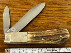 Fight'n Rooster Frank Buster Ltd Ed "Southern Bound" 2-Blade Barlow w/Bone Scales SN#128 Germany Fight'n Rooster Frank Buster Ltd Ed "Southern Bound" 2-Blade Barlow w/Bone Scales SN#128 Germany