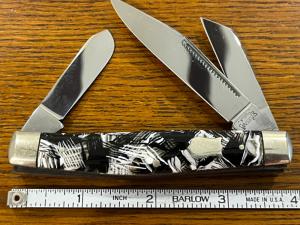 Sterling Cutlery Gangster Ltd Ed 3-Blade Stockman Knife w/Celluloid Scales SN#001 of 1 Germany
