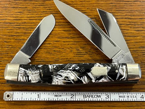 Sterling Cutlery Gangster Ltd Ed 3-Blade Stockman Knife w/Celluloid Scales SN#001 of 1 Germany