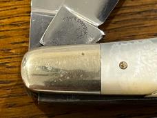 Fight'n Rooster Frank Buster "The Captain's Rooster " 4-Blade Stockman Knife w/MOP Scales Germany