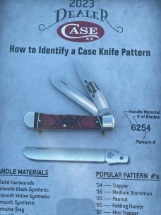 CASE XX ** 2023 SMOOTH NATURAL BONE DEALER KNIFE