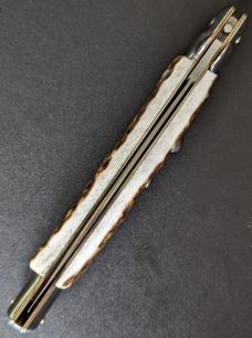 OLDER FRANK BELTRAME 28CM 11" DAGGER AUTO IN STAG HORN OLDER FRANK BELTRAME 28CM 11" DAGGER AUTO IN STAG HORN