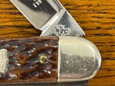Fight'n Rooster Frank Buster Premium Stock Single-Blade Trapper Knife w/Dark Picbone Scales Germany Fight'n Rooster Frank Buster Premium Stock Single-Blade Trapper Knife w/Dark Picbone Scales Germany