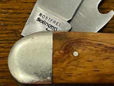 Fight'n Rooster 2-Blade Trapper Knife w/Wood Scales Germany Fight'n Rooster 2-Blade Trapper Knife w/Wood Scales Germany