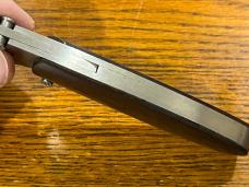 Parker Bench Made Spear Point Single-Blade Lockback w/Wood Scales & Thumb Stud
