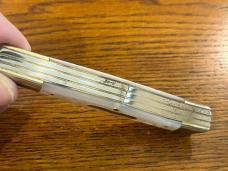Fight'n Rooster Ltd Ed 1992 Intl Cutlery Club 3-Blade Fishtail Knife w/MOP Scales SN#012 Germany 