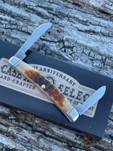 CASE XX ** SELECT 2023 MOLASSES ROGERS JIG BONE FLUTED SMALL CONGRESS CASE XX ** SELECT 2023 MOLASSES ROGERS JIG BONE FLUTED SMALL CONGRESS