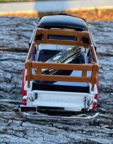 CASE XX ** 2014 LIMITED EDITION 125 YEARS ERTL TRUCK & KNIFE SET - OLIVE GREEN BONE PEANUT