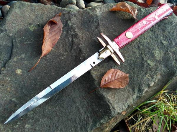 Custom 13 Inch Picklock With Brass and Copper and Mosaic Pin Work By Rubens Blades