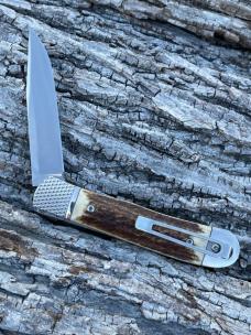 COBRATEC STAG TRAPPER HIDDEN RELEASE D2 STEEL COBRATEC STAG TRAPPER HIDDEN RELEASE D2 STEEL