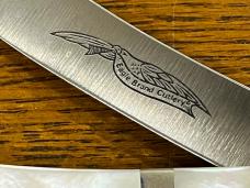 Parker Cut. Co. 3 1/2" Razor w/MOP Scales Japan Parker Cut. Co. 3 1/2" Razor w/MOP Scales Japan
