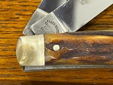 Fight'n Rooster Ltd Ed 1982 "Eagle Creek" Irish Congress Knife w/Smooth Bone Scales SN#132 Germany Fight'n Rooster Ltd Ed 1982 "Eagle Creek" Irish Congress Knife w/Smooth Bone Scales SN#132 Germany