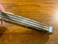 Fight'n Rooster Ltd Ed 1981 "Great State of Wilkes" 2-Blade Trapper Knife w/Stag Scales SN#098 Germa Fight'n Rooster Ltd Ed 1981 "Great State of Wilkes" 2-Blade Trapper Knife w/Stag Scales SN#098 Germa