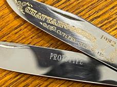 Fight'n Rooster Ltd Ed 1982 "Chattahoochee" Trapper w/MOP Scales & Engraved Bolsters SN#074 Germany Fight'n Rooster Ltd Ed 1982 "Chattahoochee" Trapper w/MOP Scales & Engraved Bolsters SN#074 Germany