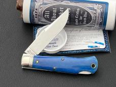 Great Eastern Cutlery 72 Cody Scout Lockback in Smooth Blue bone 1 of 115 SFO for AAPK - GEC 721123 Great Eastern Cutlery 72 Cody Scout Lockback in Smooth Blue bone 1 of 115 SFO for AAPK - GEC 721123