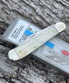 CASE XX *a SFO 2021 SMOOTH NATURAL BONE CROSS SHIELD 49 PATTERN COPPERHEAD CASE XX *a SFO 2021 SMOOTH NATURAL BONE CROSS SHIELD 49 PATTERN COPPERHEAD