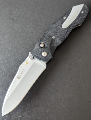 CRKT 1121 Elizabeth Anubis Automatic (3.5" bead blast blade)