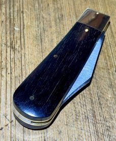 Michael May Classic Sheffield Barlow with Clip Point Blade and Ebony scales Michael May Classic Sheffield Barlow with Clip Point Blade and Ebony scales