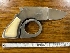 Parker Cut. Co. "Sharp Shooter" Stainless Steel Folding Knife w/Smooth Bone Appliques Japan