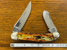 Fight'n Rooster Frank Buster 2-Blade Copperhead Knife w/Celluloid Scales Germany Fight'n Rooster Frank Buster 2-Blade Copperhead Knife w/Celluloid Scales Germany